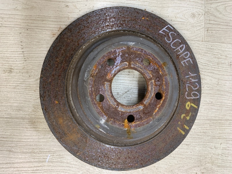 Тормозной диск задний FORD ESCAPE 12-19 2018 TM2 1.5 M9MA KJ5Z-2C026-A Б/У