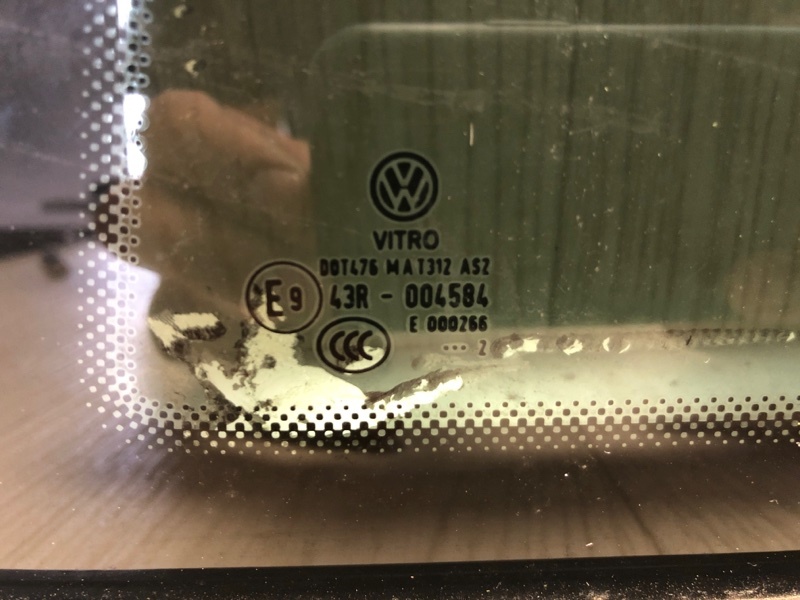 Стекло в кузов заднее левое VOLKSWAGEN BEETLE 11-19 5C1 CBTA 2.5L