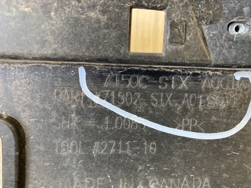 Бампер задний задний MDX (YD2) 06-13 2010-2013 YD2