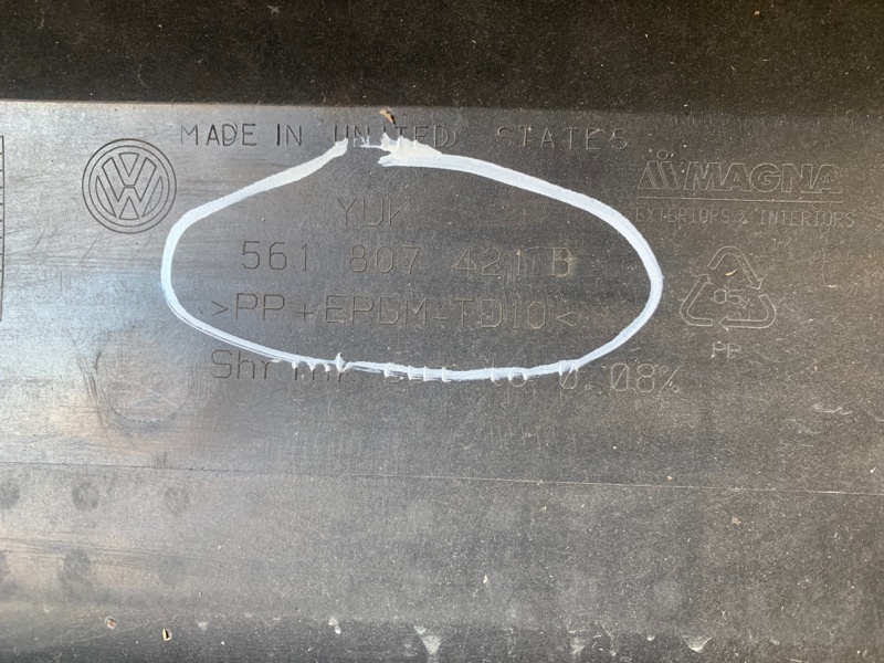 Бампер задний задний PASSAT B7 11-15 2014 A32 1.8 CPRA Бампер задний задний PASSAT B7 11-15 2014 A32 1.8 CPRA