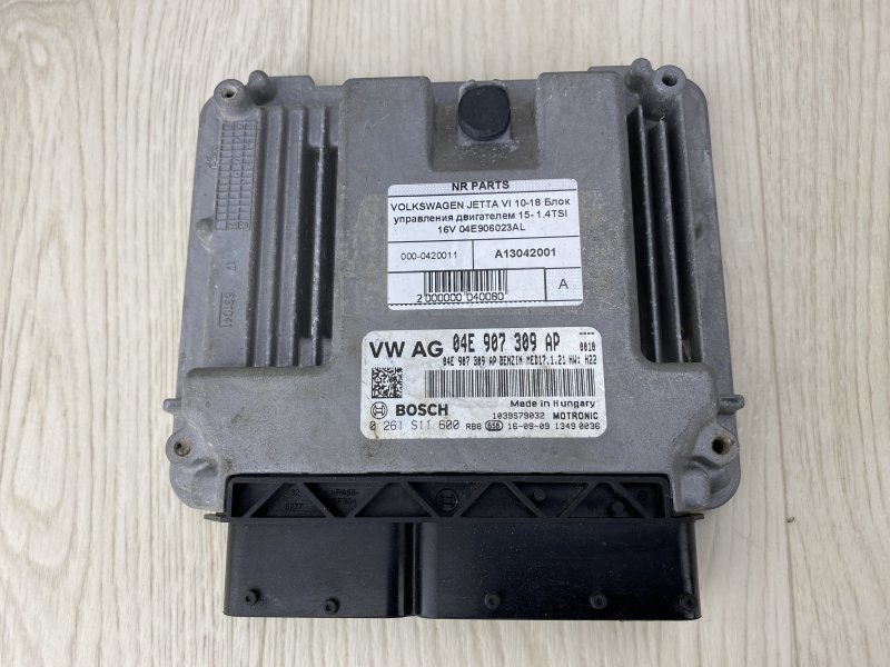 Блок управления двигателем VOLKSWAGEN JETTA USA 10-17 2016 162 1.4 CZTA 04E 906 023 AL Б/У