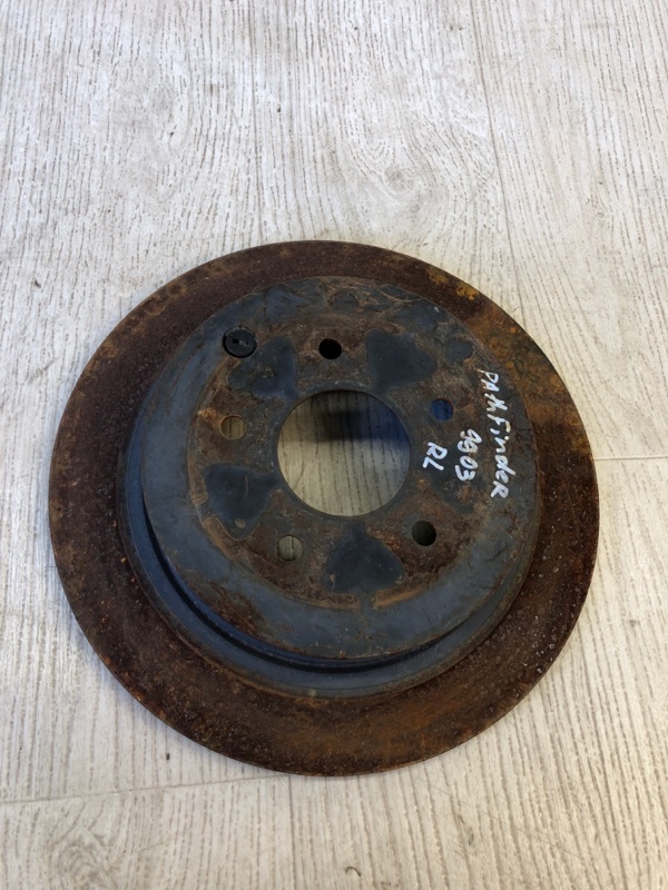 Тормозной диск задний NISSAN PATHFINDER R52 12-21 2016 R52 3.5 VQ35DD 43206-CK000 Б/У