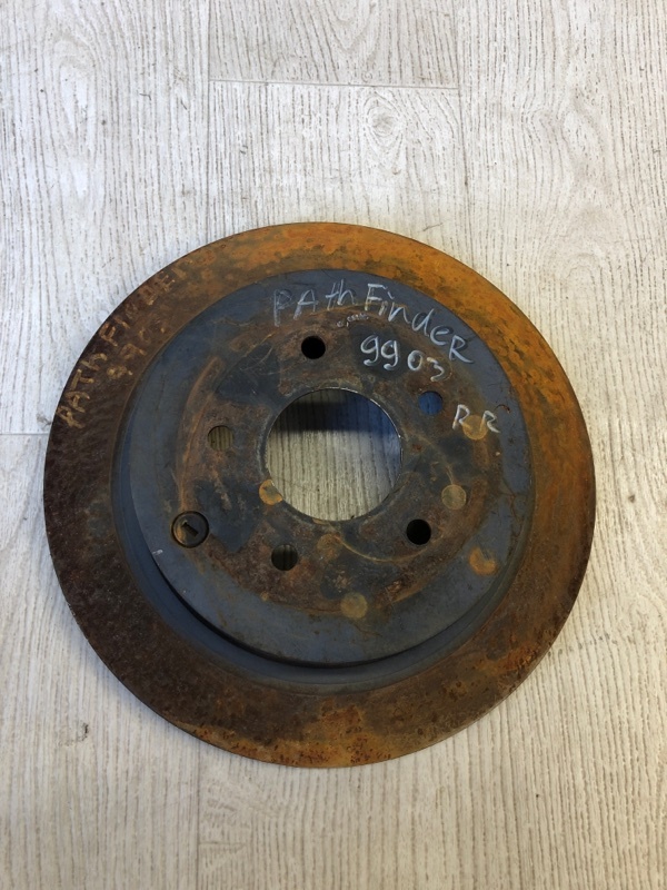 Тормозной диск задний NISSAN PATHFINDER R52 12-21 2016 R52 3.5 VQ35DD 43206-CK000 Б/У