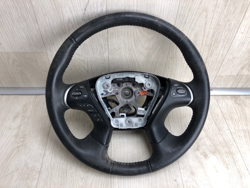 Руль NISSAN PATHFINDER R52 12-21 2016 R52 3.5 VQ35DD 48430-3KG4A Б/У