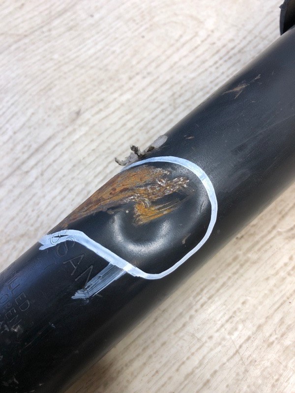 Амортизатор задний NISSAN PATHFINDER R52 12-21 R52 3.5 VQ35DD