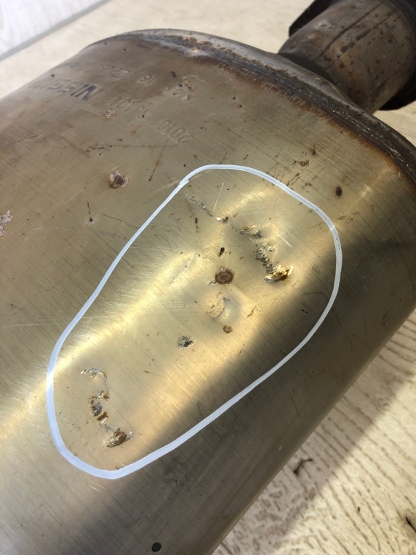 Резонатор глушителя NISSAN PATHFINDER R52 12-21 R52 3.5 VQ35DD