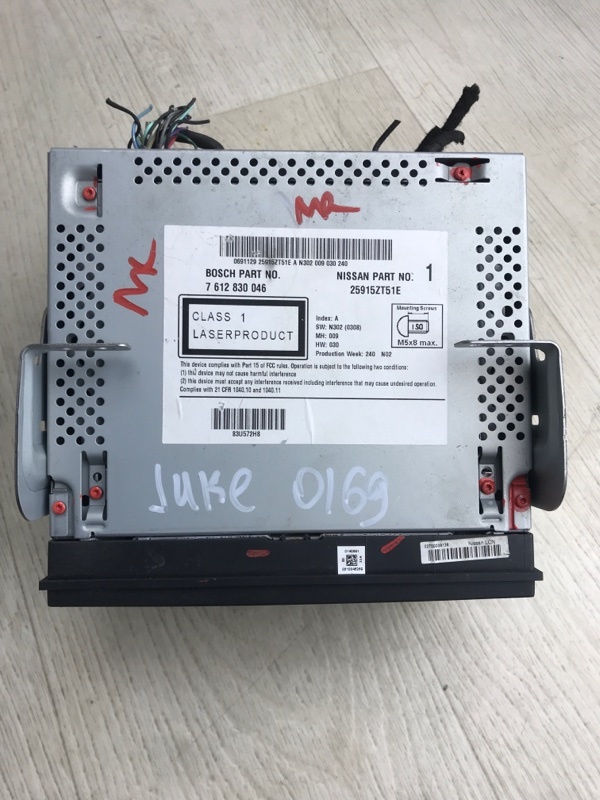 Магнитола JUKE 10-19 2010 F15 1.6 MR16DDT Магнитола JUKE 10-19 2010 F15 1.6 MR16DDT