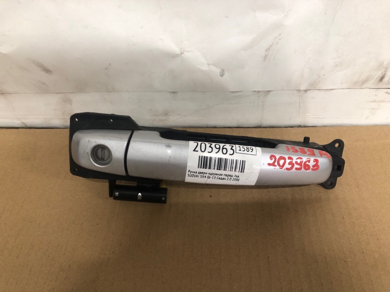 Ручка двери наружная передняя левая SUZUKI SX4 06-13 2008 Седан J20A 82812-63J00-Z2S Б/У