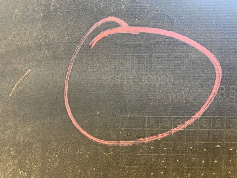 Бампер задний задний SONATA YF 10-14 2013 YF 2.4 G4KJ