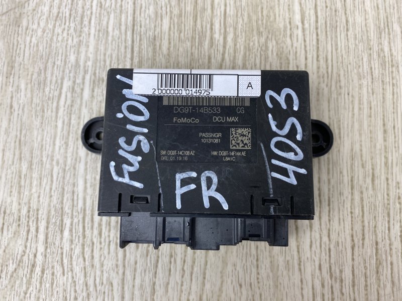 Блок комфорта передний правый FORD FUSION 14- 2015 CD4 1.5 HDTX DG9Z-14B291-XC Б/У