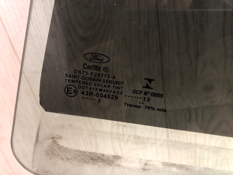 Стекло двери заднее левое FUSION 14- 2013 CD4 C20HDTX