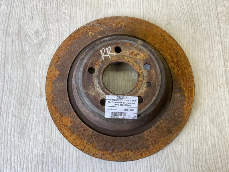 Тормозной диск задний FORD FUSION 14- 2014 CD4 C20HDTX KS7Z-2C026-B Б/У