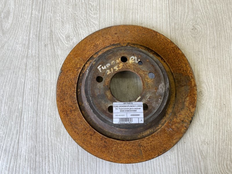 Тормозной диск задний FORD FUSION 14- 2014 CD4 C20HDTX KS7Z-2C026-B Б/У
