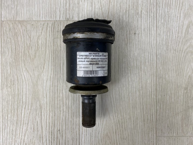 Шрус внутренний передний левый CHEVROLET EVANDA 04-06 2003 V200 2.5 X25D1 96481002 Б/У