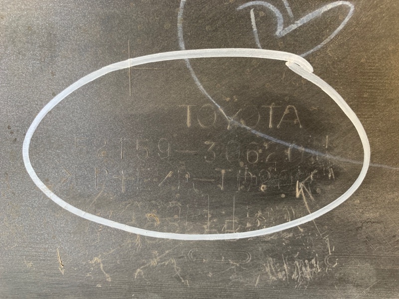 Бампер задний задний GS 12- 2011-