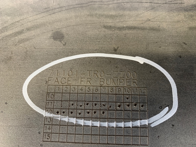 Бампер передний передний CIVIC 11-15 2012