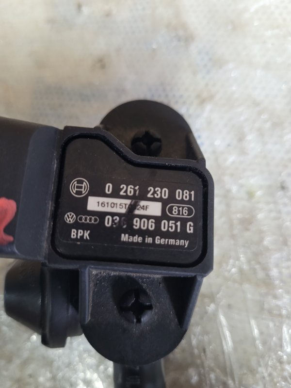 Датчик абсолютного давления (MAP sensor) VOLKSWAGEN JETTA USA 10-17 Седан 1.4L TSI I-4 Turbocharged