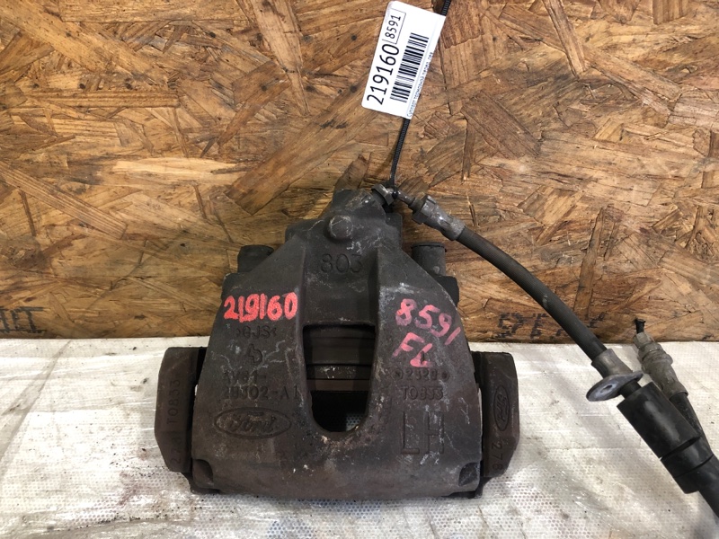 Суппорт тормозной передний левый FORD FOCUS 10-18 2013 Хетчбек 2.0 C20HDEX CV6Z-2B121-A Б/У