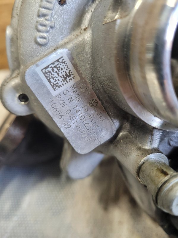 Турбина JETTA USA 10-17 2017 Седан 1.4L TSI I-4 Turbocharged