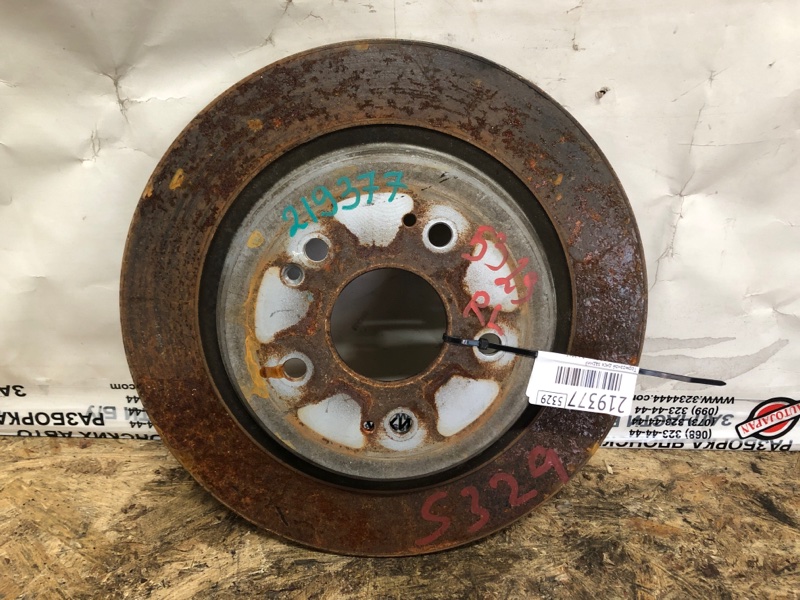 Тормозной диск задний ACURA TLX 14-17 2015 Седан 2.4 42510-TZ3-A51 Б/У