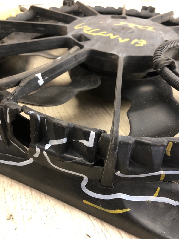 Диффузор вентилятора основного радиатора ELANTRA MD 10-15 2011 MD 1.8 G4NB