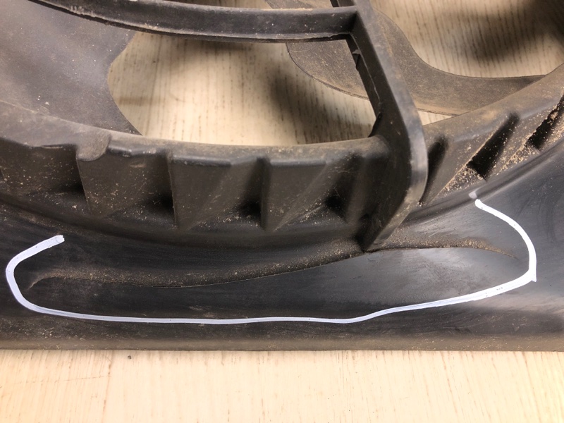 Диффузор вентилятора основного радиатора ELANTRA HD 06-11 2009 HD 2.0 G4GC