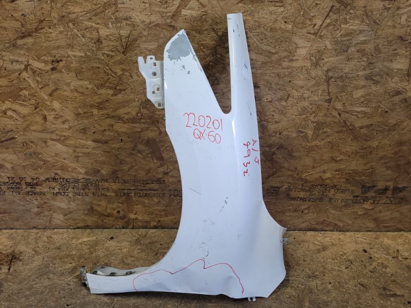 Крыло переднее левое INFINITI QX60/JX35 12-20 2013 Внедорожник 3.5 FCA01-3JAMB Б/У