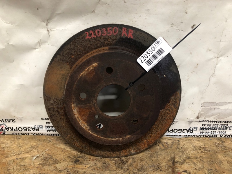 Тормозной диск задний задний SUZUKI SX4 06-13 2008 Седан J20A 55611-80J02 Б/У