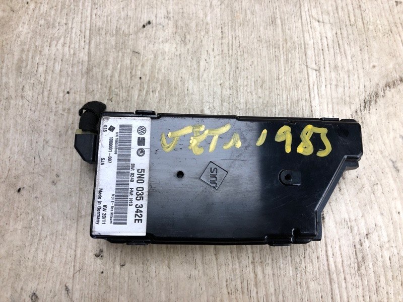 Блок управления мультимедиа VOLKSWAGEN JETTA USA 10-17 2011 162 CBTA 2.5L 5N0 035 342 E Б/У
