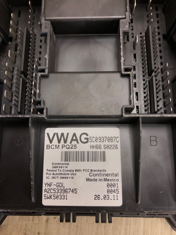 Блок комфорта JETTA USA 10-17 2011 162 CBTA 2.5L