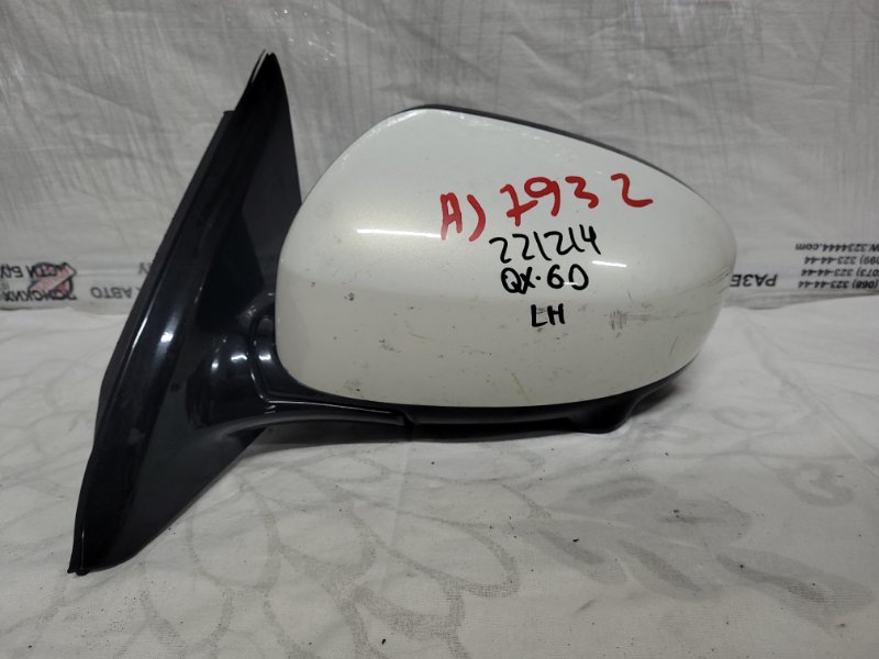 Запчасть зеркало левое INFINITI QX60/JX35 12-20 2013 Внедорожник 3.5 96302-3JA9B Б/У Зеркало левое INFINITI QX60/JX35 12-20 2013 Внедорожник 3.5 96302-3JA9B Б/У