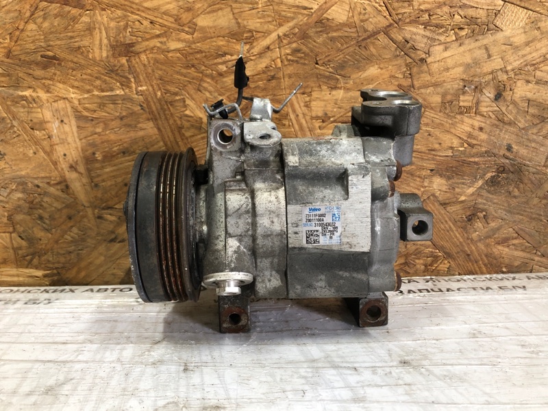 Компрессор кондиционера SUBARU IMPREZA WRX 10-14 GH 2014 Хетчбек 2.5 EJ255 73111FG002 Б/У