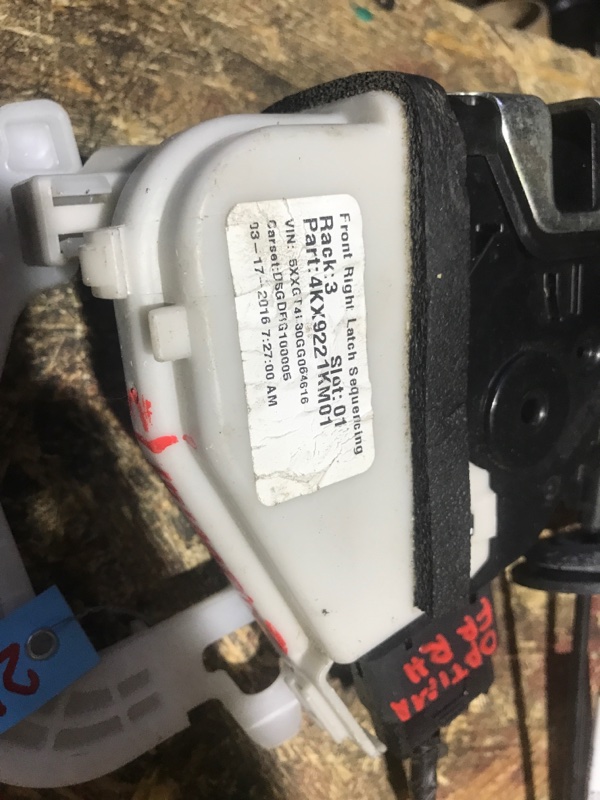 Замок двери передний правый OPTIMA JF 15-20 2016 Седан 2.4