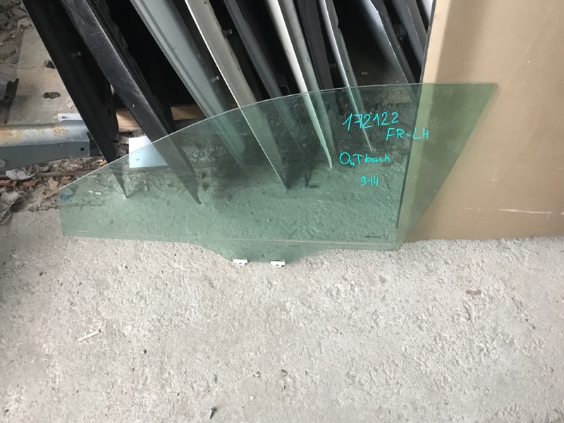 Стекло двери переднее левое SUBARU OUTBACK 09-14 BR 2011 Внедорожник 3.6 EZ36 61011AJ01A Б/У