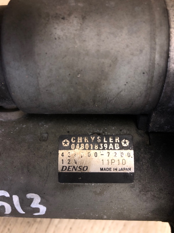 Стартер JOURNEY 08-20 2013 JC 3.6 ERB Стартер JOURNEY 08-20 2013 JC 3.6 ERB