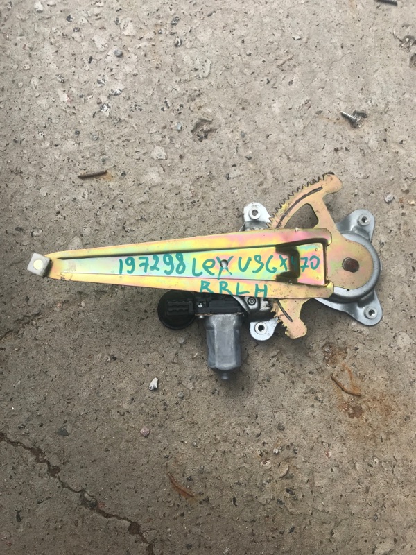 Стеклоподъемник задний левый LEXUS GX470 02-09 2005 Внедорожник 4.7 2UZFE 69804-35080 Б/У