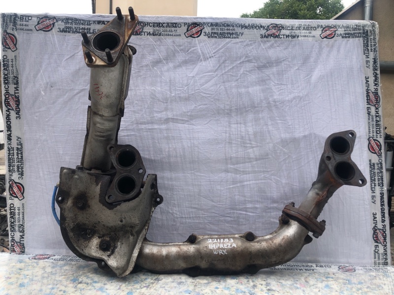 Приемная труба глушителя SUBARU IMPREZA WRX 10-14 GH 2014 Хетчбек 2.5 EJ255 44101FE070 Б/У