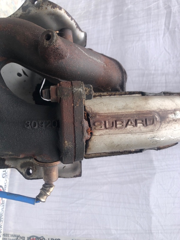 Приемная труба глушителя IMPREZA WRX 10-14 GH 2014 Хетчбек 2.5 EJ255