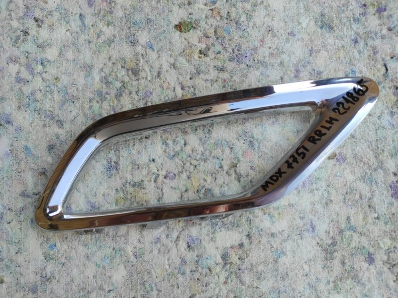 Накладка бампера задняя левая ACURA MDX (YD3) 13-21 2015 Внедорожник 3.5 71517-TZ5-A00 Б/У