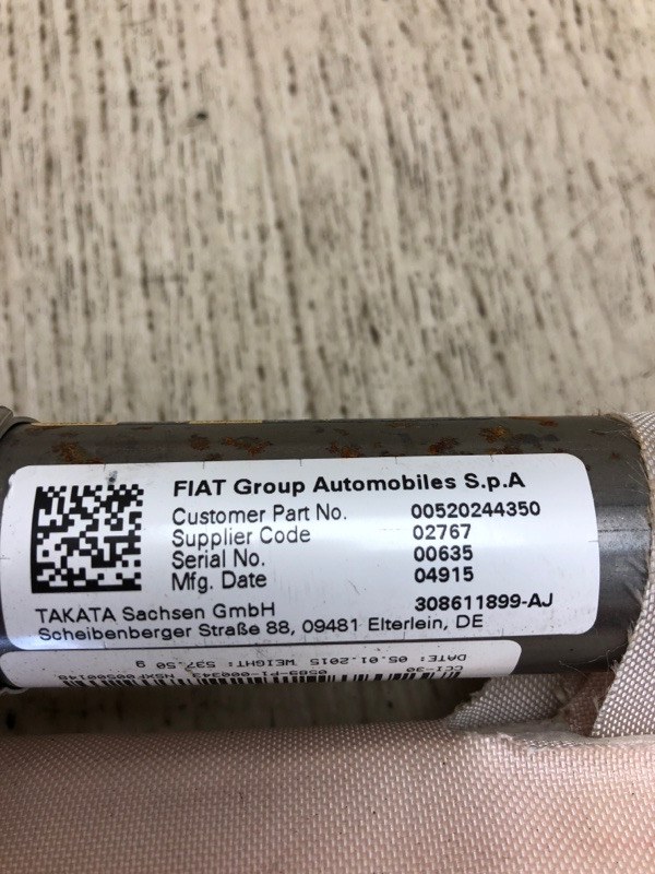 Подушка безопасности (штора) левая RENEGADE (BU) 14- 2015 BU 2.4 ED6 Подушка безопасности (штора) левая RENEGADE (BU) 14- 2015 BU 2.4 ED6