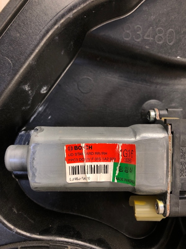 Стеклоподъемник задний правый ELANTRA MD 10-15 2011 MD 1.8 G4NB