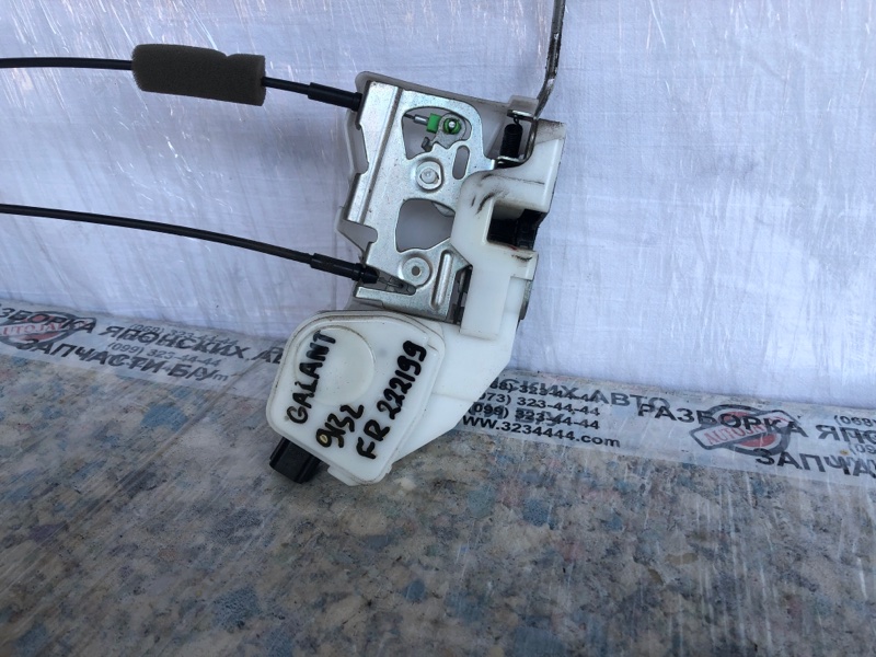 Замок двери передний правый MITSUBISHI GALANT 03-12 2012 Седан 2.4 4G69 MR599900 Б/У