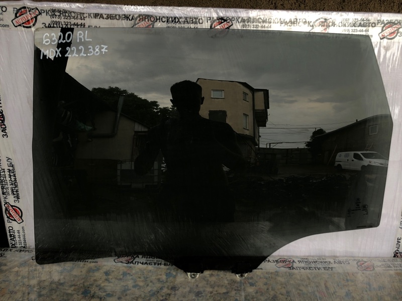 Стекло двери заднее левое ACURA MDX (YD2) 06-13 2010 Внедорожник 3.7 J37A1 73450-STX-A01 Б/У