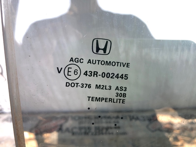 Стекло двери заднее правое CROSSTOUR 09-15 2012 3.5 Стекло двери заднее правое CROSSTOUR 09-15 2012 3.5