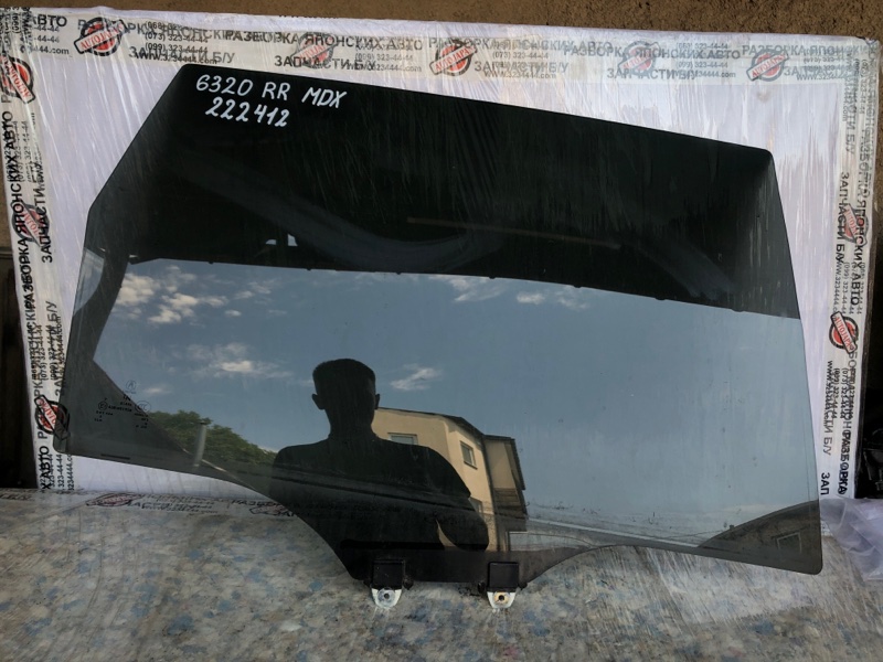 Стекло двери заднее правое ACURA MDX (YD2) 06-13 2010 Внедорожник 3.7 J37A1 73400-STX-A01 Б/У