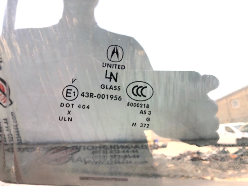Стекло двери заднее правое MDX (YD2) 06-13 2010 Внедорожник 3.7 J37A1