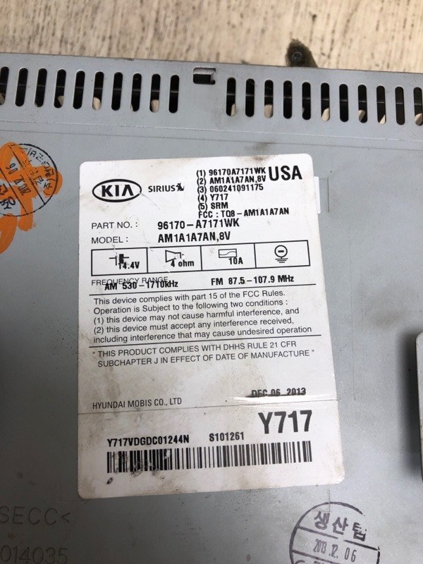 Магнитола FORTE YD 12- 2013 YD 1.8 G4NB