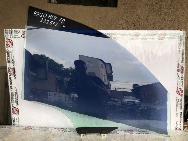 Стекло двери переднее правое ACURA MDX (YD2) 06-13 2010 Внедорожник 3.7 J37A1 73300-STX-A00 Б/У