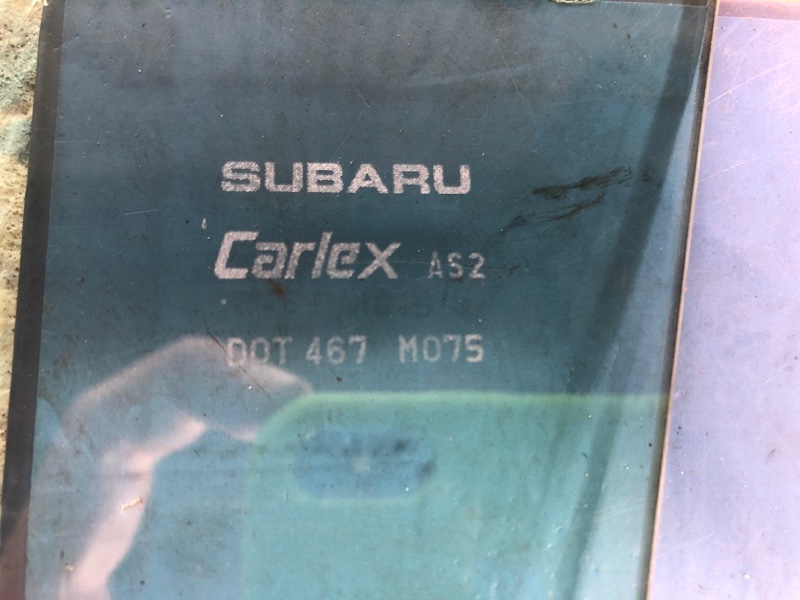 Стекло двери переднее правое SUBARU OUTBACK 09-14 BR 2.5 EJ253
