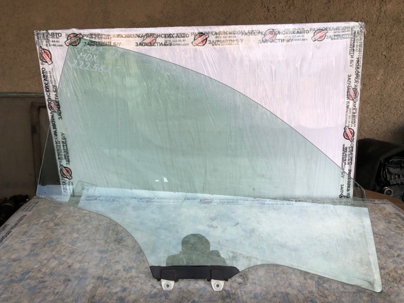Стекло двери переднее правое ACURA MDX (YD2) 06-13 2009 Внедорожник 3.7 J37A1 73300-STX-A00 Б/У
